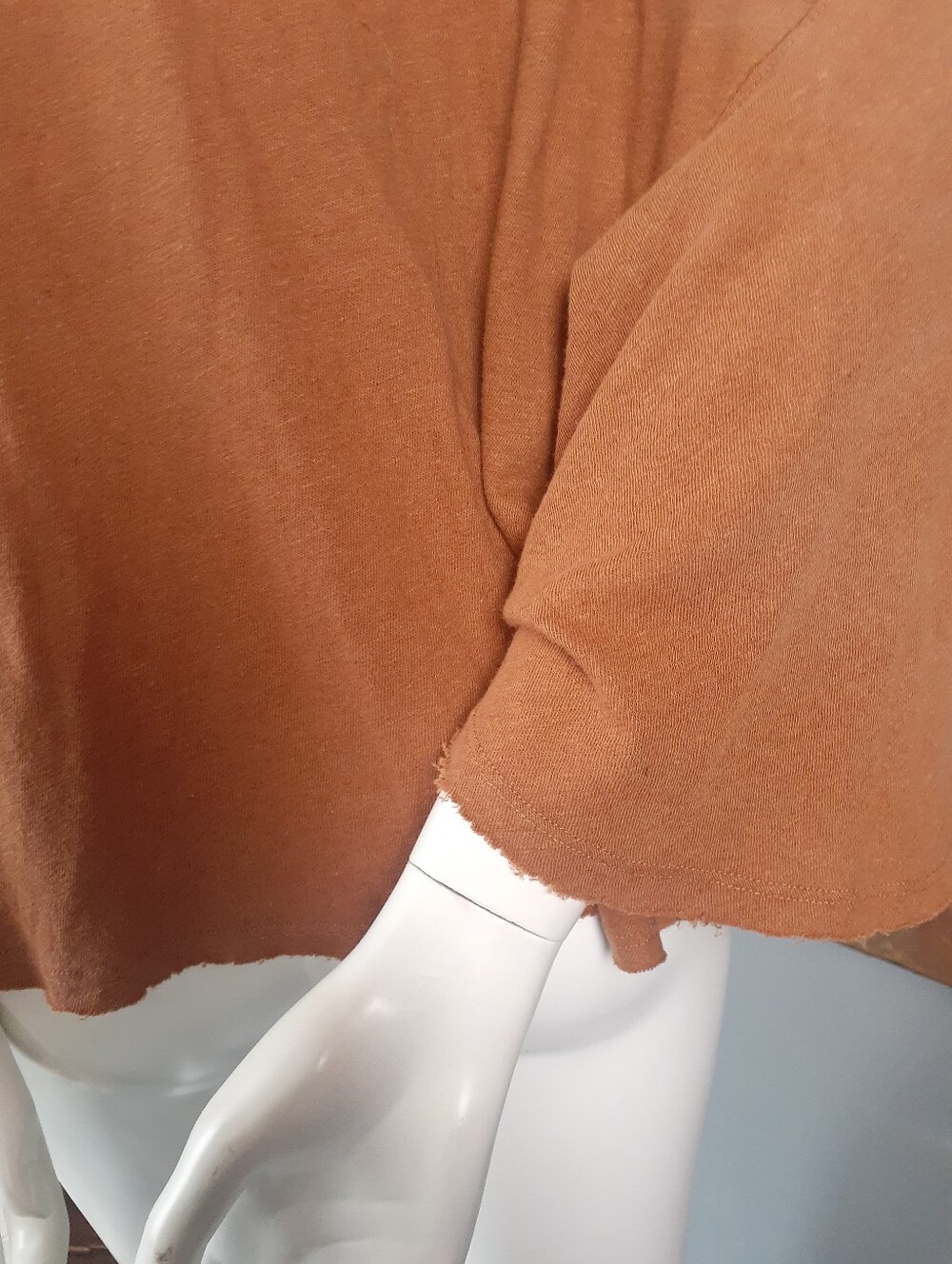 Zara Nwt Women's Lightweight Knit Top - Rust/Brown - Picture 3 of 12